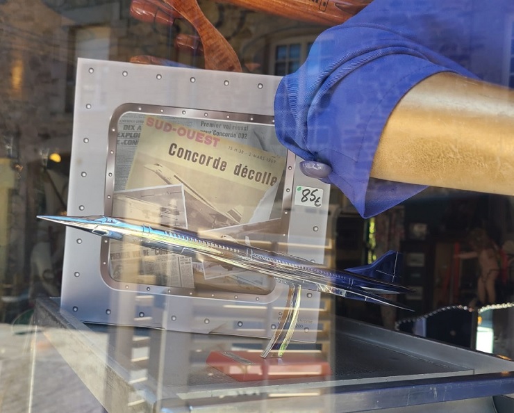 04 Juillet 2024 : Vitrine Concorde sur Dinan