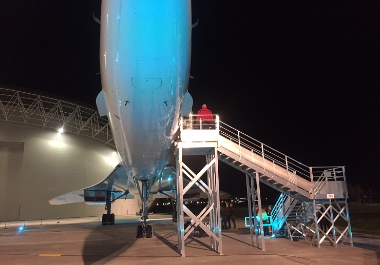 Concorde by night