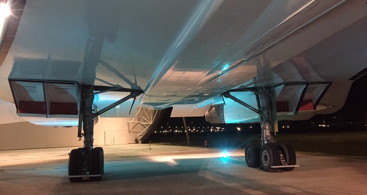 Concorde by night