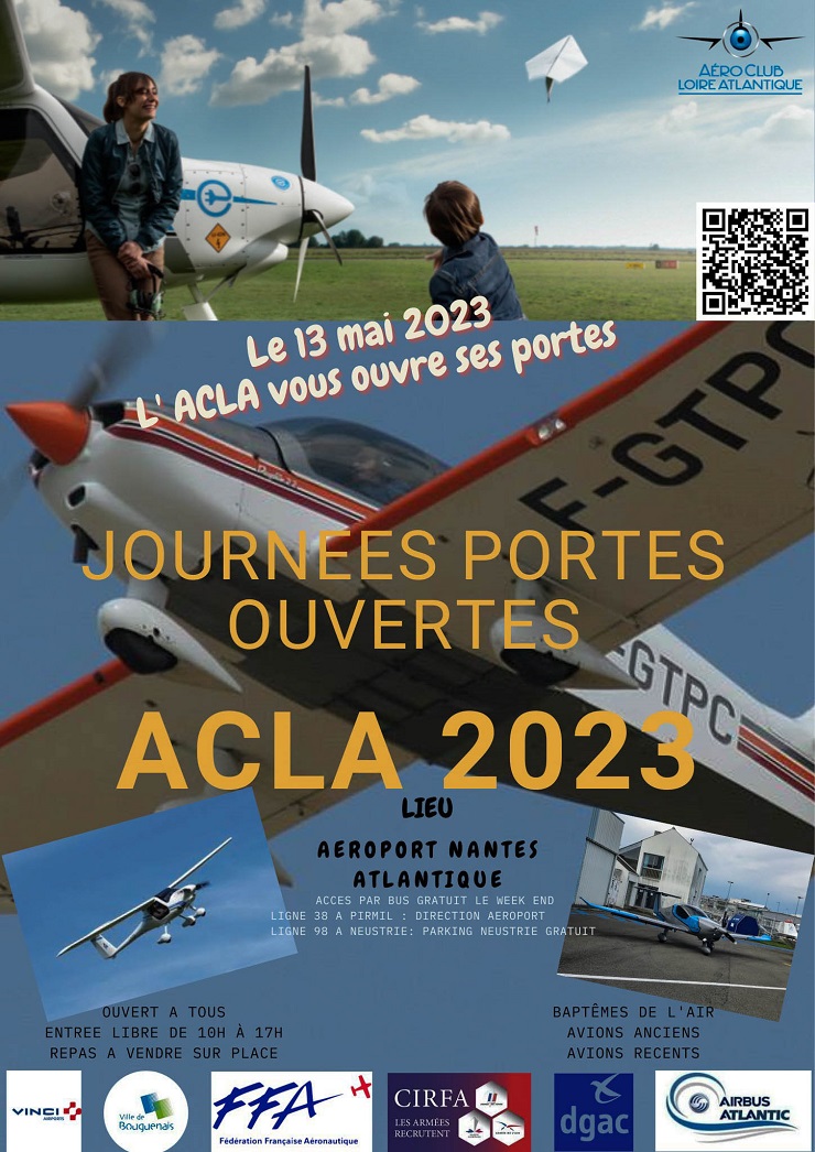 13 Mai 2023 : Journée portes ouvertes à l'aéroclub de Nantes