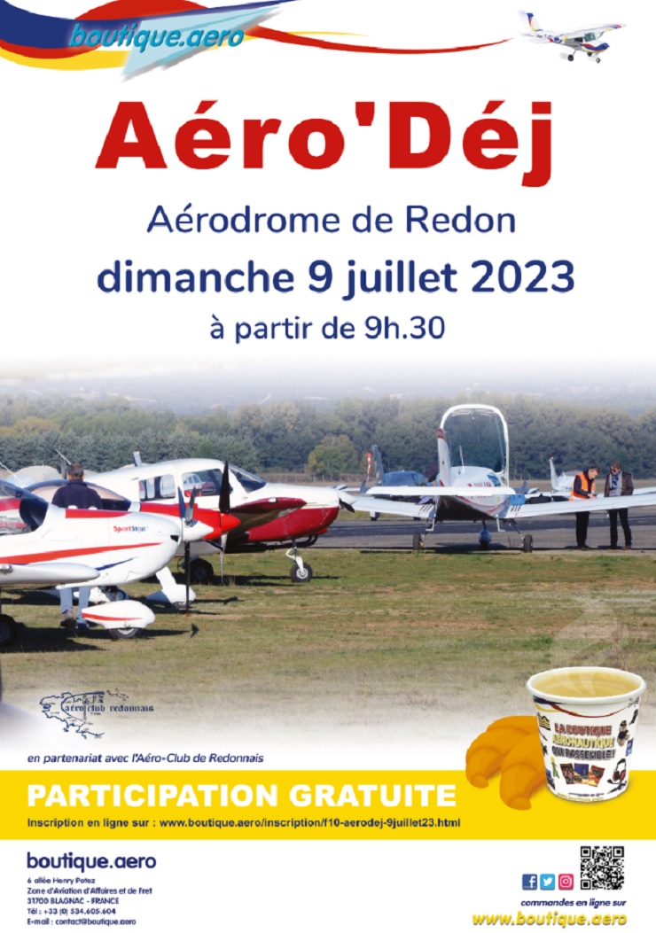 09 Juillet 2023 : Aéro'Dej sur l'aérodrome de Redon