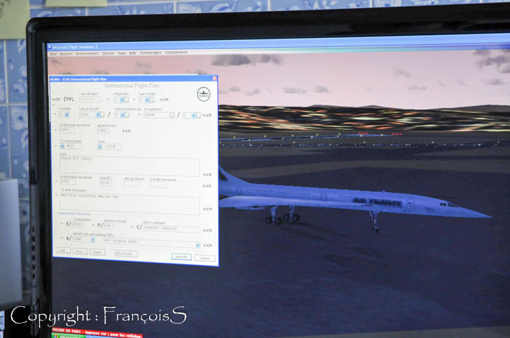 Simulateur de vol Concorde