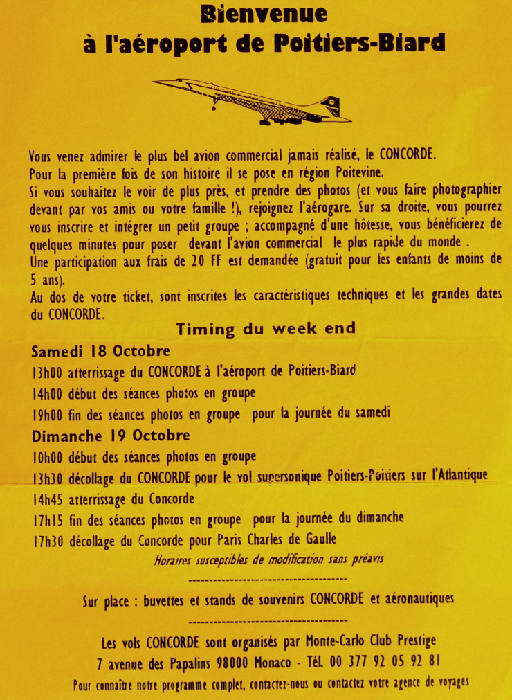 Concorde à Poitiers