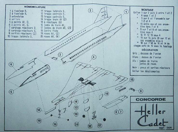Heller prototype Air France (1/300)