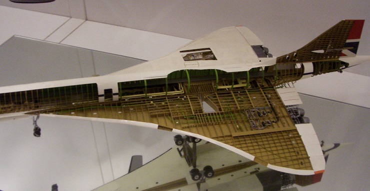 Maquette Concorde British Airways / London Science Museum