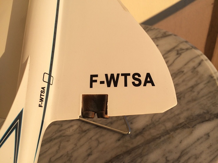Maquette Concorde Air France F-WTSA