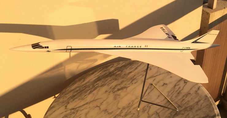 Maquette Concorde Air France F-WTSA