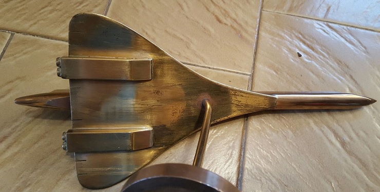Maquette Concorde bronze