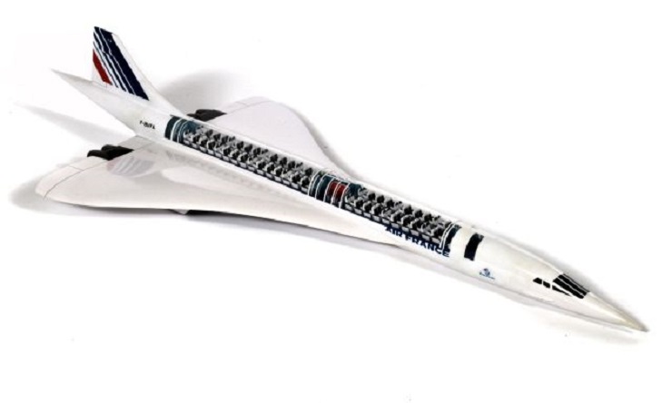 CONCORDE AIR-FRANCE "CUTAWAY