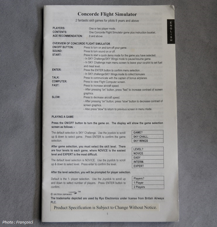 Concorde Flight Simulator