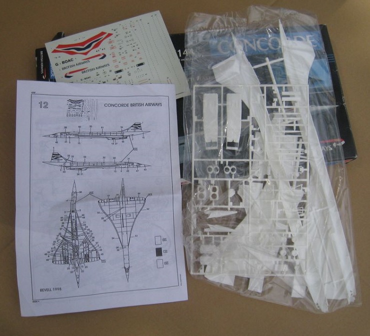Maquette Concorde Revell British Airways ou Air France (1/144)