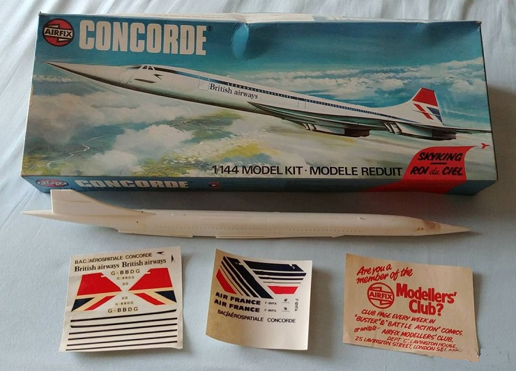 Maquette Concorde airfix British Airways ou Air France (1/144)