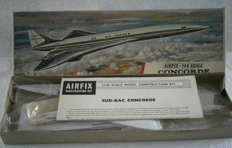 Maquette Airfix prototype Concorde Air France (1/144)