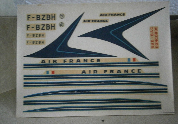 Maquette Airfix prototype Concorde Air France (1/144)