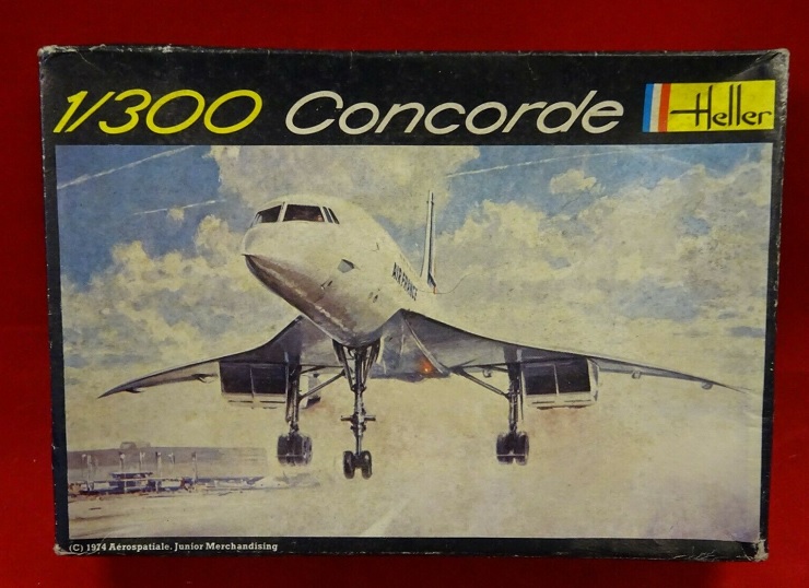 Maquette Heller - Concorde Air France (1/300)