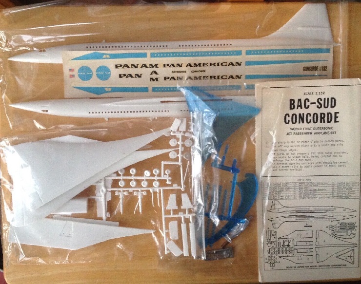 Maquette MRC - NITTO Concorde PAN AM (1/132)
