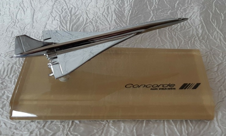 Maquette Concorde argent