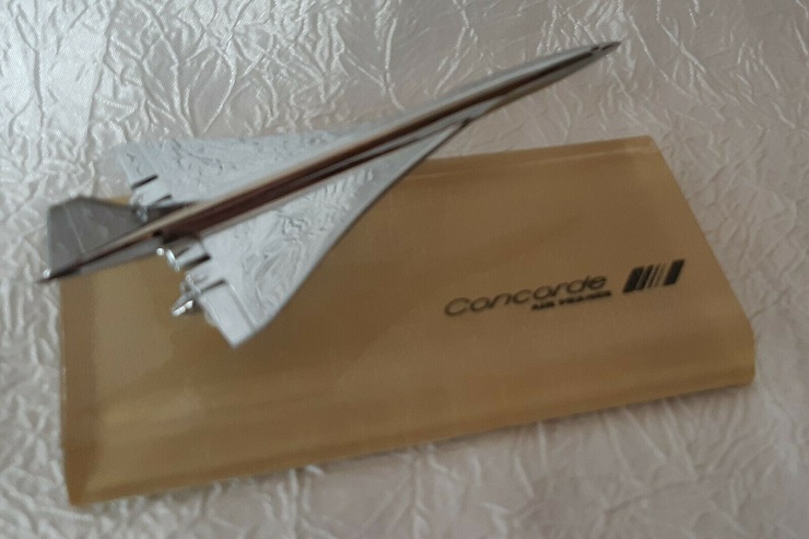 Maquette Concorde argent