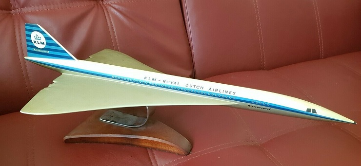 Concorde KLM Royal Dutch Airline des années 60 (échelle 1/100)