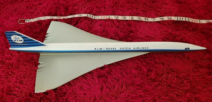 Concorde KLM Royal Dutch Airline des années 60 (échelle 1/100)