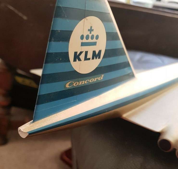 Concorde KLM Royal Dutch Airline des années 60 (échelle 1/100)