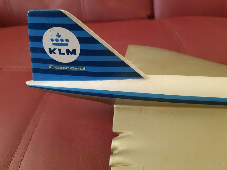 Concorde KLM Royal Dutch Airline des années 60 (échelle 1/100)