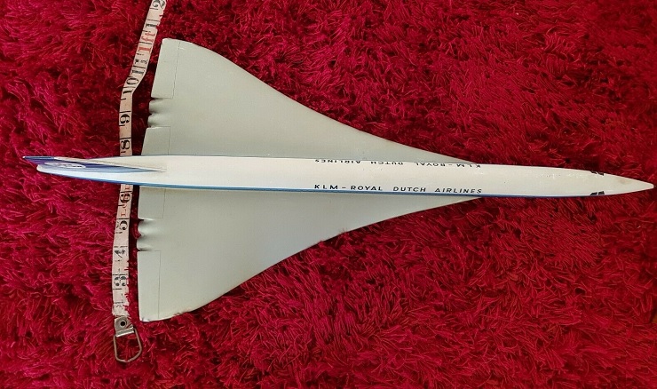Concorde KLM Royal Dutch Airline des années 60 (échelle 1/100)