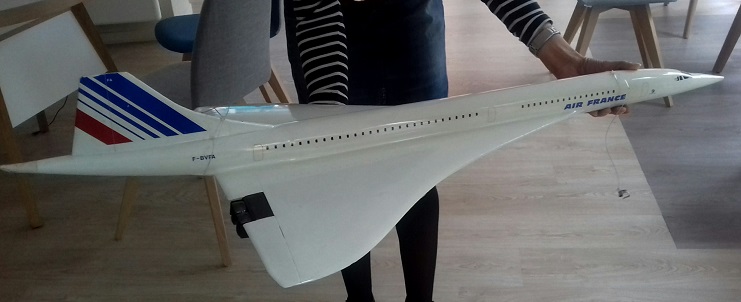 Maquette Concorde 1/50