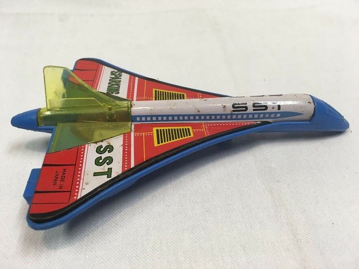 Jouet Concorde SST Tôle et plastique (années 60)