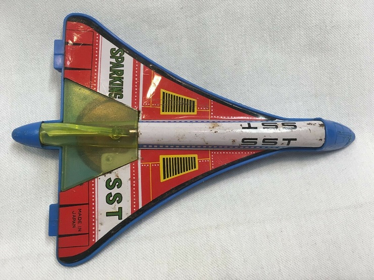 Jouet Concorde SST Tôle et plastique (années 60)