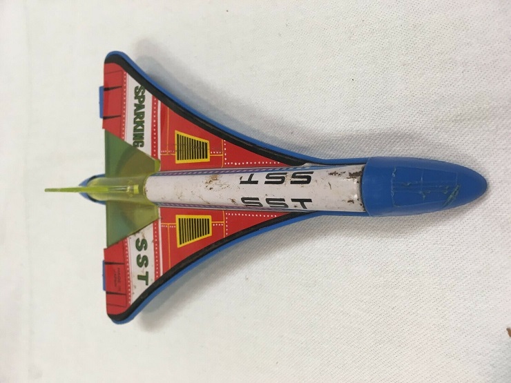 Jouet Concorde SST Tôle et plastique (années 60)