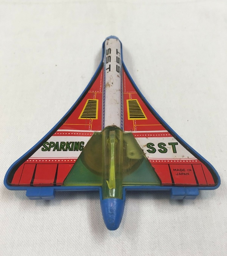 Jouet Concorde SST Tôle et plastique (années 60)