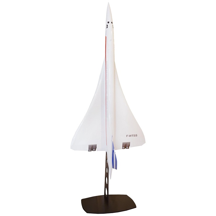 Sculpture modèle Concorde en résine de haute qualité
