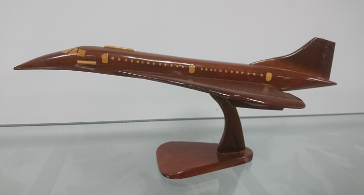 Concorde en bois