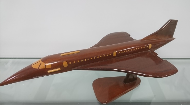 Concorde en bois