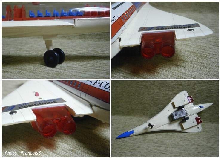 Jouet grec Super Sonic Air France Concorde (années 70)
