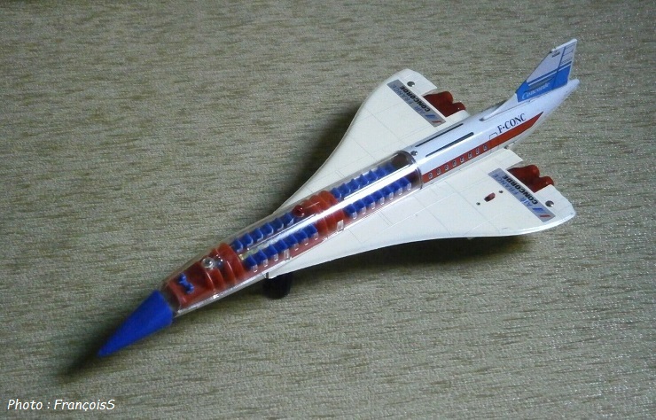 Jouet grec Super Sonic Air France Concorde (années 70)
