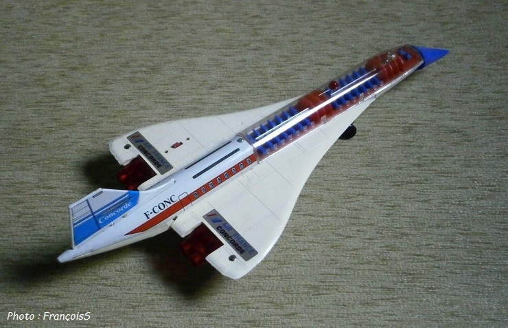 Jouet grec Super Sonic Air France Concorde (années 70)