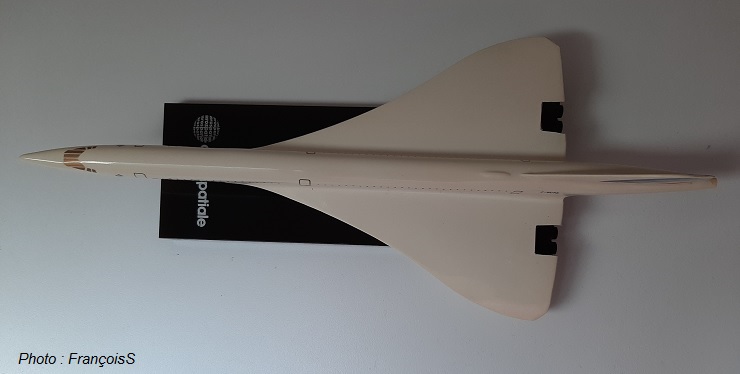 Maquette aerospatiale Concorde F-BVFA de 1970 (échelle 1/200)