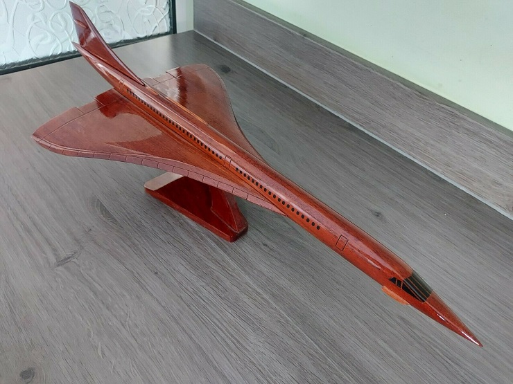Maquette Concorde bois
