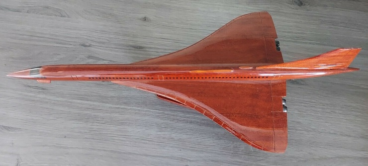 Maquette Concorde bois