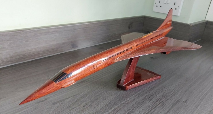 Maquette Concorde bois