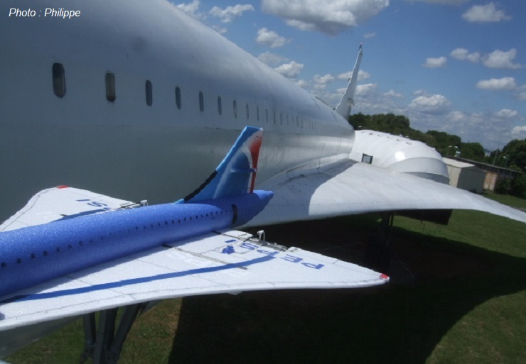 Maquette Concorde RC PEPSI