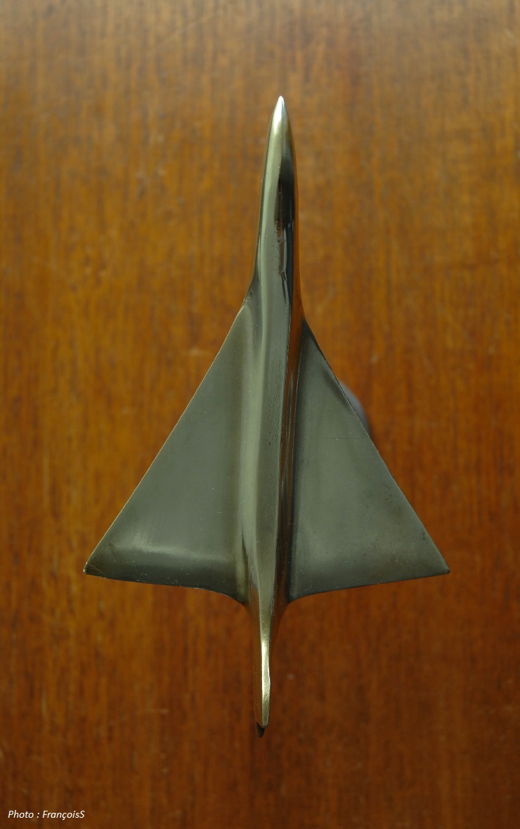 Maquette prototype Concorde en laiton (Echelle 1/300)