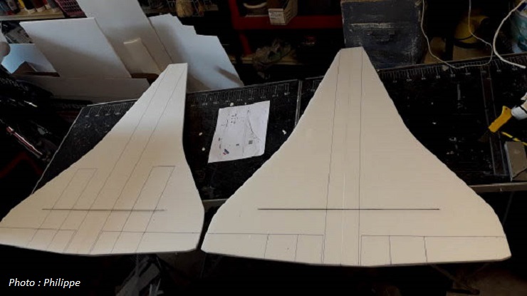 Maquette volante de Concorde Air France (échelle 1/31)