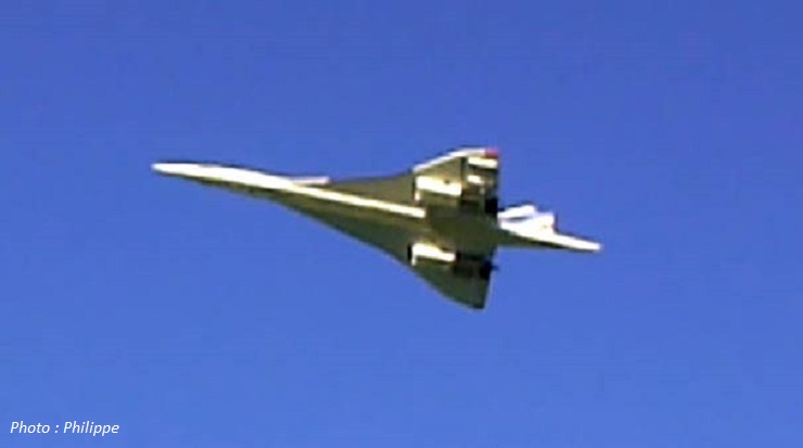 Maquette volante de Concorde Air France (échelle 1/31)