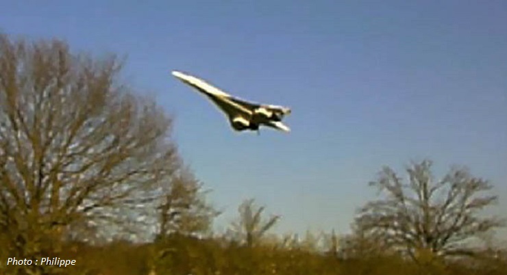 Maquette volante de Concorde Air France (échelle 1/31)