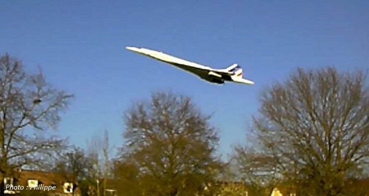 Maquette volante de Concorde Air France (échelle 1/31)
