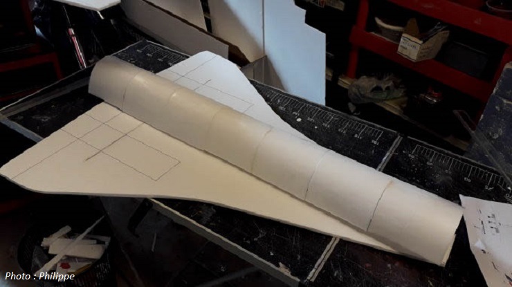 Maquette volante de Concorde Air France (échelle 1/31)
