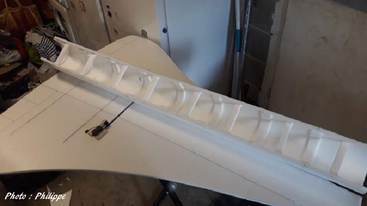 Maquette volante de Concorde Air France (échelle 1/24)
